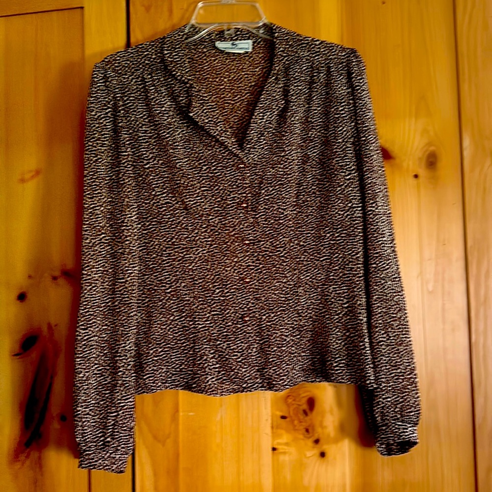 Vintage Jonathan Martin Sheer women’s button up shirt